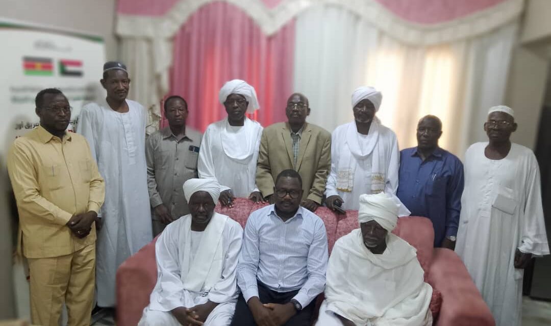 لجنة إسناد شمال دارفور يلتقي رئيس حركة العدل والمساواة السودانية الجديدة